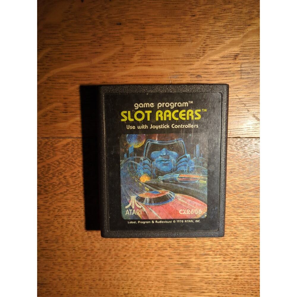 Atari 2600 SLOT RACERS CX2606 Video Game Cartridge Only